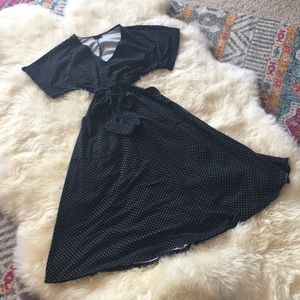 Cute easy to wear polka dot dress